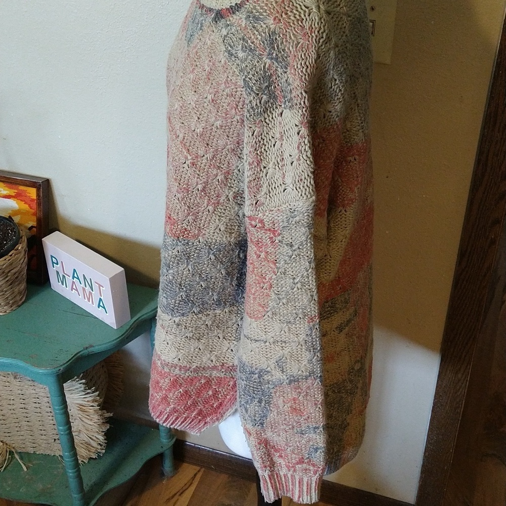 Zoria Painted Knit Sweater - Picture 3 of 6